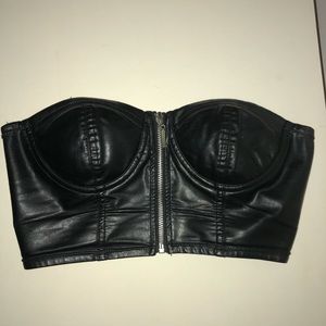 Strapless Crop Tube Top